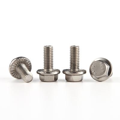 China Factory price din6921Stainless steel steel hex head bolt and nut hex flange bolt for sale