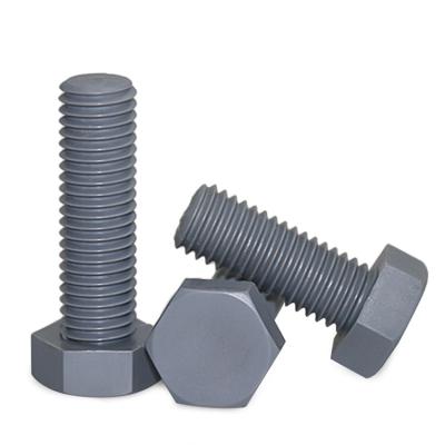 China Patch Screw M8 M10 M12 Hexagon Machine Screw Nylon Hex Head Bolts Nylon Plastic Metric Black for sale