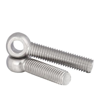 China Stainless Steel High Polished Stainless Steel AISI304 DIN580 Lifting Metric A2 Eye Bolts M8 Eye Bolt for sale