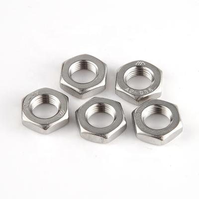 China Heavy Industry 18-8 Stainless Steel Metric Thin Hex Nuts for sale