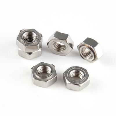 China Baiseke White Galvanized Heavy Industry DIN929 Hex Weld Nuts for sale