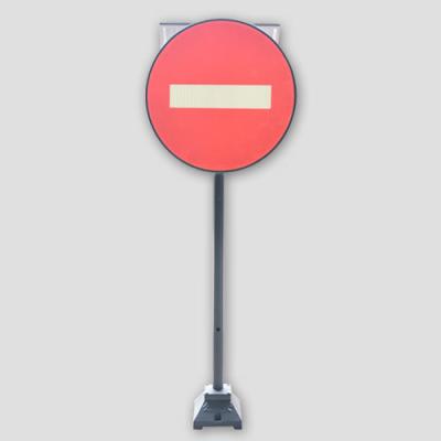 China Solar Powered Traffic Roadway Safety Safety Sign Flashing Light Led Warning Signal Traffic Stop Sign for sale