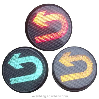 China Traffic Safety Led Warning Lights High Power Led Traffic Light U 300mm Led Flashing Signal Light for sale