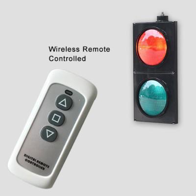 China PC Remote Control Red Green 200mm Traffic Lights Light Traffic Light System For Shops for sale