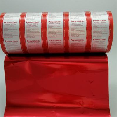 China Pharmacy Blister Pack Pharmaceutical Foil For Tabltes Hot Seal Materials With PVC In Aluminum Materials for sale