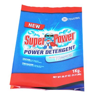 China Barrier Side Gusset Laundry Detergent Washing Powder Bag With Custom Design for sale