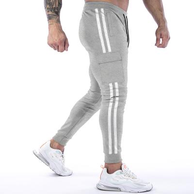 China Anti-pilling Customized logo muscle men new European and American men's sports fitness shoes workwear pants jogger pants for sale