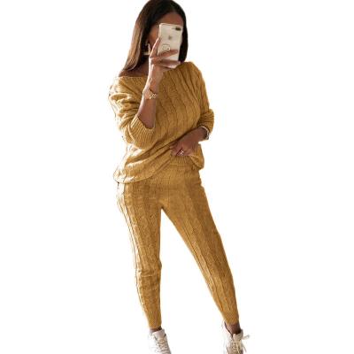 China LOGO Custom Loose Women's Sweater Suit Fashion Solid Color Soft Comfortable Breathable Sweater New Autumn And Winter for sale