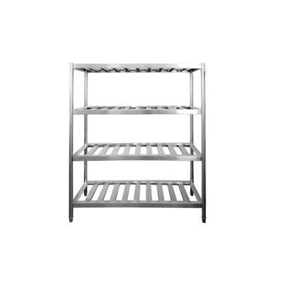 China Suitable for best selling shelf outside kitchen storage rack shelf stainless steel 3 tier storage for sale