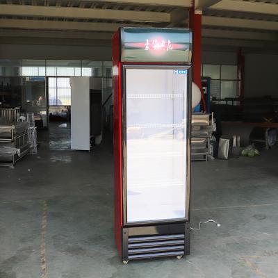 China Commercial Single-Temperature Display Door Fridge Refrigerator with Competitive Price for sale