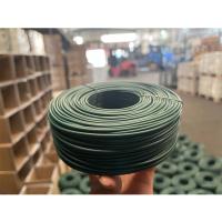 Chine Fil vert Q195 OD 1.85mm 1.9mm de lien de Rebar de revêtement de polyéthylène à vendre