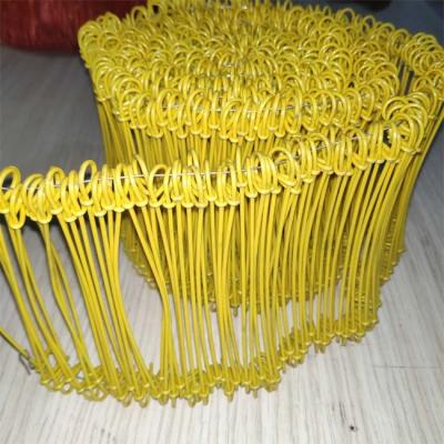 Cina il sacco del filo di acciaio di 100mm lega gli anelli di filo rivestiti del legame del tondo per cemento armato della borsa del PVC in vendita