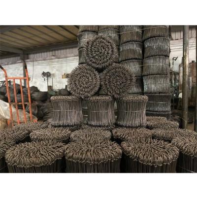 China OEM Rebar Double Loop Bar Ties 1.42mm 15cm Metal Building Materials for sale