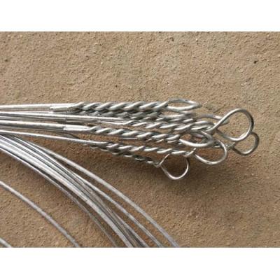 China 11 Gauge Galvanized Single Loop Baling Wire Q195 For Packing Cardboard for sale