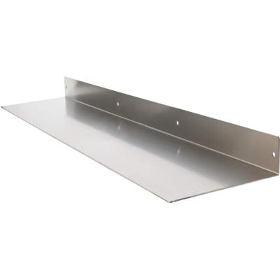 China Universal Floating Wall Mounted Heavy Duty Industrial Shelf Modern And Brushed Stainless Steel for sale