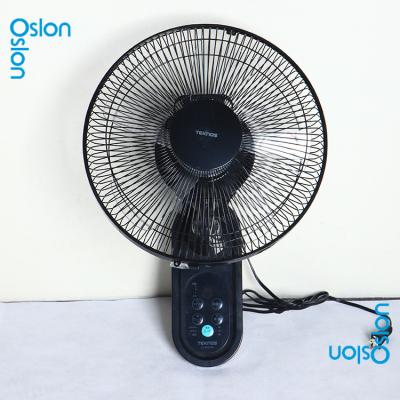 China Air Cooling Plastic Remote Control Oscillating Wall Mounted Fan for sale