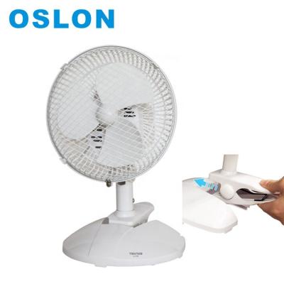 China Commercial ABS 2-IN-1 Mini Oscillating Electrical Clip Fan Portable Board for sale