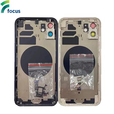 China Original back cover housing for iphone 5 6 7 8 xs 10 xr x pro max frame 11 12 back glass change for iphone x to pro housing 12 for iphone housing 001 for sale