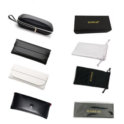 China Fashion Portable Sunglasses Case 1Pcs Glass Pouch Travel Package Black Zipper Box Hard Polarized Card Box Accessories for sale