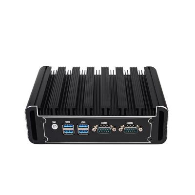 China YINGCHI MINI DOUBLE HD DOUBLE DOUBLE Industrial Fanless PC I3 5005U LAN COM Industrial PC for sale