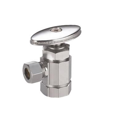 China General High Quality Chrome Plated Brass Angle Valves 90 Degree Hose Ppressure Valve For Kitchen Bathroom Angle Valve for sale