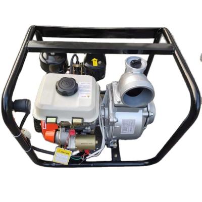 China Irrigation and Agriculture 3HP 4 Inch 170F Diesel Engine Electric Starter Water Pumps 170F 19.04mm Key Shaft Diesel Water Pump for sale