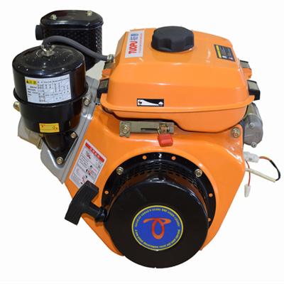 China Tuopu 7hp Air Cooled Single Cylinder Gasoline Diesel Engine for sale