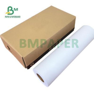 China Wide Format 80gsm 20LB Cad Plotter Paper Roll 18'' 24'' 36'' X 500ft For Engineering Architectural Drawing for sale