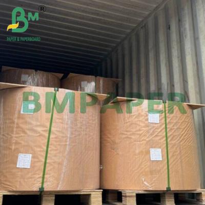 China Brown Semi Extensible Sack Kraft Paper For Animal Feed Packaging 80gsm 85gsm for sale