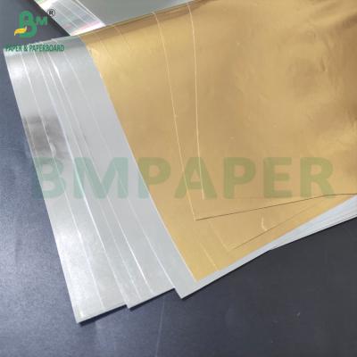 China Waterproof Silver Gold Metallized Paper For Wet Strength Beer Label for sale