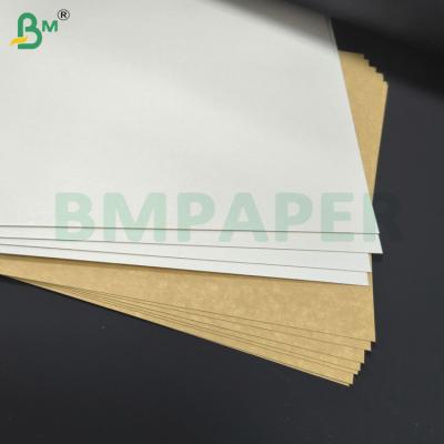 China Food Grade 270g Brown Back White Top Coated Duplex Board For Food Box for sale