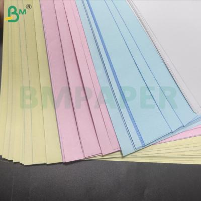 China 55gsm Receipt Book Paper Clear Carbonless Printing Copy Paper for sale