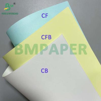 China Black Image 21lb Carbonless Paper Sheet White Canary Pink 57 X 87cm for sale