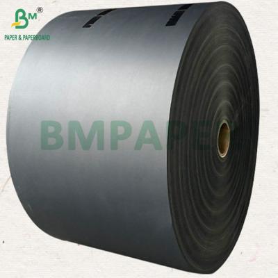 China 300gram 350gram 65 x 90cm Uncoated Black Kraft Paper For Gift Box for sale