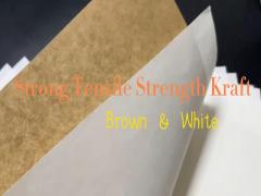 70gsm 80gsm White Brown Strong Tensile Strength Kraft Paper for Flour bag