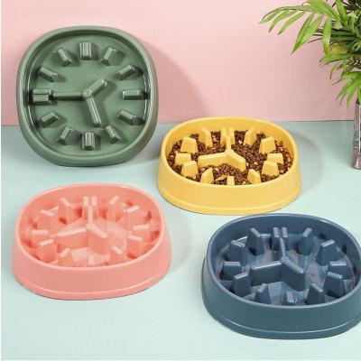 China Wholesale Non-automatic Slow Feed Slow Eating Dog Feeder Slow Bowl Slow Eat Pet Feeder Dog Bowl for sale