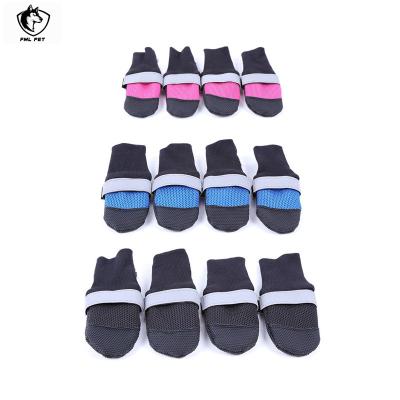 China Durable XS - XL Waterproof Cheap Dog Shoes 4pcs For Small Medium Large Dogs 4 Colors Dog Boots for sale