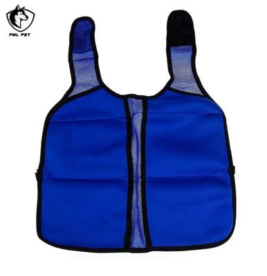 China Viable Wholesale Cool Dog Vest Gel Dog Hanress Cooling Vest for sale