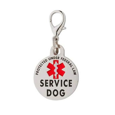 China Sustainable Service Dog Tag ESA Dog Tag Dog ID Tag for sale