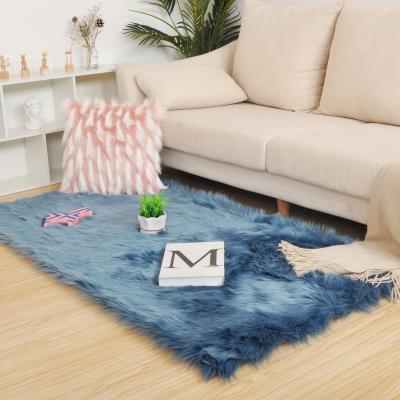 China Excellent hot sale new product faux fur blanket washable for bed and carpet for floor for sale