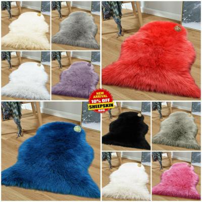 China 2020 Hot Selling Washable New High Quality Faux Sheepskin Blanket Bedroom Rugs And Blankets Home Decoration Popular Rugs for sale