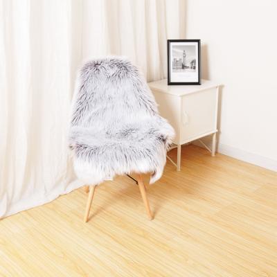 China Hot Selling Multi Colors Faux Fur Blanket Anti-Slip Faded White For Home Decor for sale