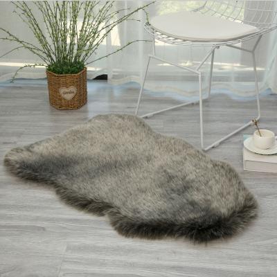 China Hot Factory Sales Washable Faux Fur Blankets And Home Decor Fox Decor Faux Fur Rugs Rugs Artificial Fur Rugs Blankets for sale