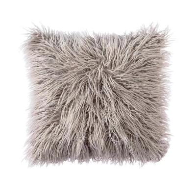 China 2020 Nordic Luxury Home Decor Faux Fur Folded Cozy Pillow for sale