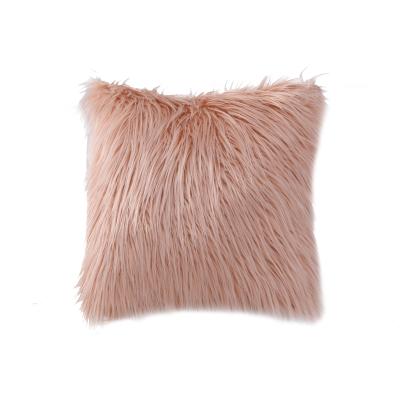 China Custom Made Modern High Quality Soft Faux Fur Pillow Case Home Decorative Pillow Cover Cushions for sale