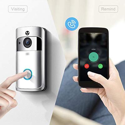 China Support WIFI Smart Wireless Security Door Bell Camera 720P Wireless Video Doorbell V5 WIFI Video Doorbell for sale