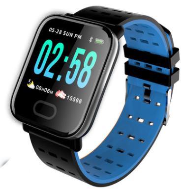 China 3G 2020 Newest Smart Watch A6 Support Heart Rate Monitor Blood Pressure Smart Wristband Watch For IOS Android Phones for sale