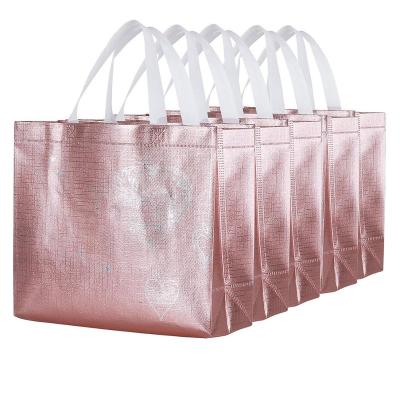 China High Quality Custom Durable Pink Colorful Tote Bag With Zipper Non Woven Bag Promotion for sale