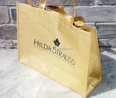 China Custom Gold Laminated and Printed Bags Non-Toxic for sale