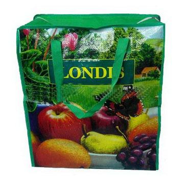 China OEM Handled Supply Printed Non Woven PP Non Woven Shopping Bag Bag With Zipper for sale